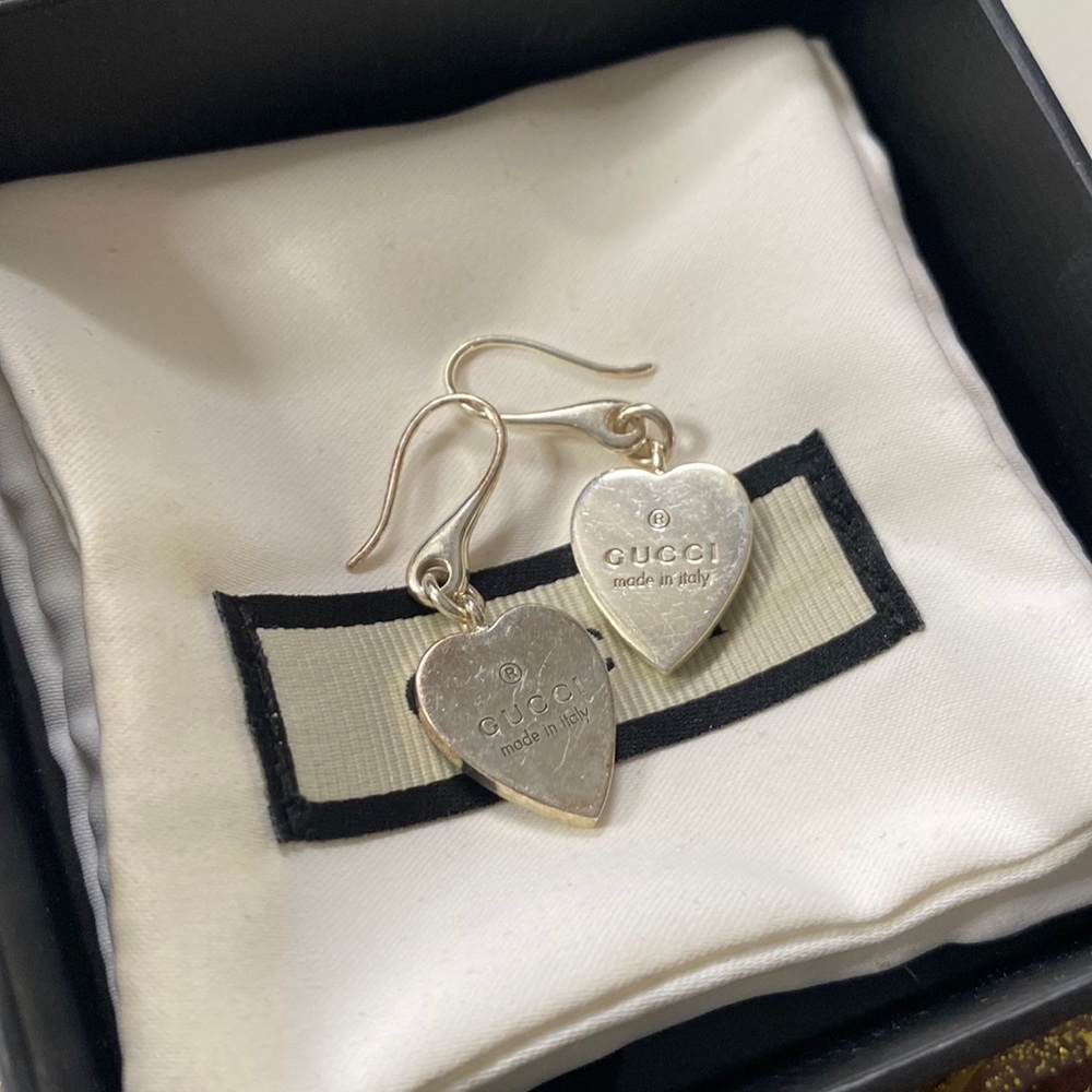 Authentic Gucci Sterling Silver Earrings